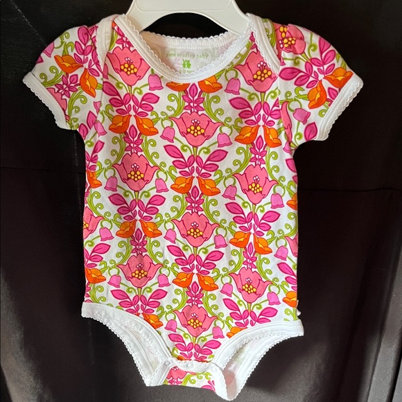 Vera Bradley Other - Vera Bradley Pink and Orange Floral Bodysuit